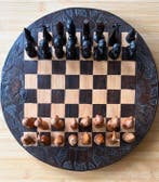Schaakspel - Hout, Antiek en Kunst