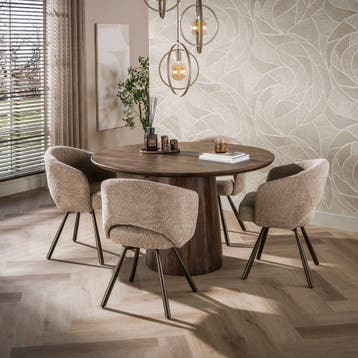 *WOONWINKEL* Ronde Eettafel Acaciahout, Verzenden, Nieuw