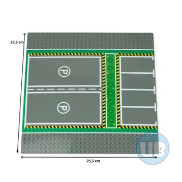 City wegenplaat Parkeerplaats - 25,5 x 25,5 cm, Verzenden, Nieuw