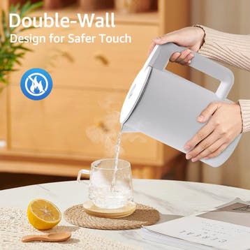 Waterkoker met temperatuurregeling - Elektrisch - 1.7L - 220, Verzenden, Zo goed als nieuw