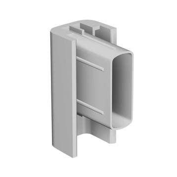 Eindkappen voor Click Rail / Ophangrail - Grijs - Pure-S...