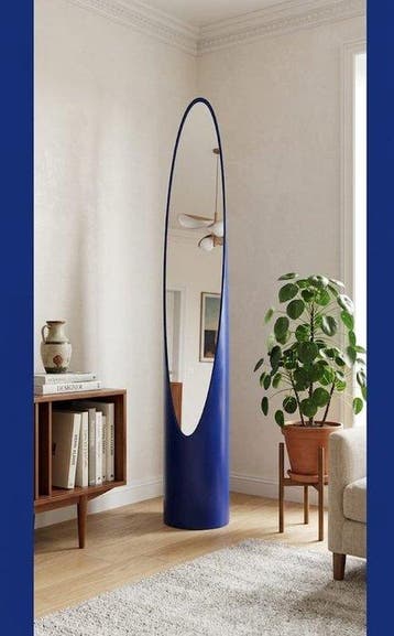 Vloerspiegel - Hout, PVC