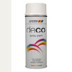 Motip Deco Paint Ral 9016 Verkeers Wit Hoogglans 400 ml, Ophalen of Verzenden, Nieuw