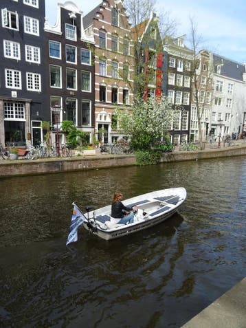 elektrische sloep op zonne-energie: 100% varen op de zon, Watersport en Boten, Overige merken, Elektrisch, Nieuw, Rondzit