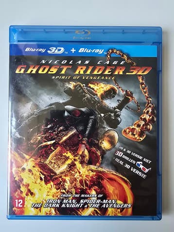 GHOST RIDER 2 SPIRIT OF VENGEANCE (3D + 2D) (BLURAY), Verzenden, Gebruikt