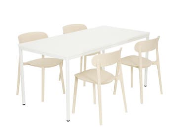 Spreektafel PRIME Wit 4 poots 160x80, Ophalen of Verzenden, Nieuw in verpakking