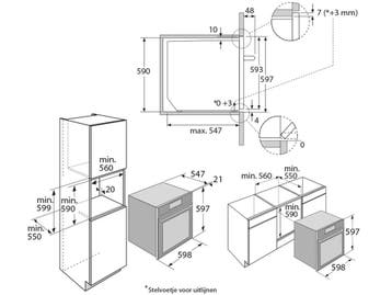 ATAG CS6574M1C - Combi-stoomoven 60 cm - TFT touchscreen A+, Witgoed en Apparatuur, Ovens, Verzenden, Zo goed als nieuw