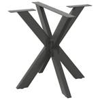 vidaXL Eettafelpoot spider vorm 85x85x(72-73) cm staal, Verzenden, Nieuw