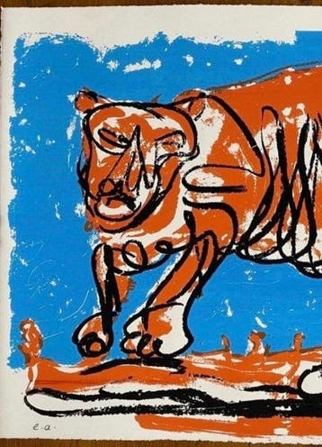 Markus Lüpertz (1941) - Tiger