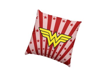 DC Comics Wonder Woman Logo Kussen, Ophalen of Verzenden, Nieuw