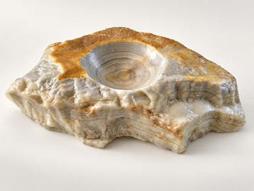 Tafelmiddenstuk - Onyx - Sculptural centerpiece, Antiek en Kunst
