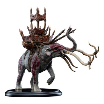 Lord of the Rings Mini Statue Mumak in Battle 17 cm, Ophalen of Verzenden, Nieuw