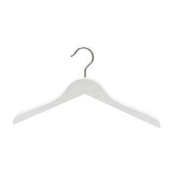 Hanger White Helena 44 cm Extreme 2 cm – Satin Chrome Hook