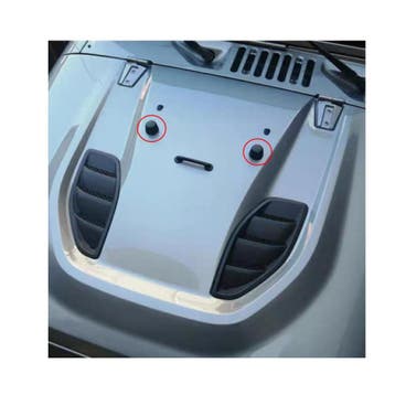 SK-Import Motorkap Beschermer Zwart Jeep Wrangler, Ophalen of Verzenden, Nieuw, Jeep, Motorkap