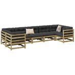 vidaXL 7-delige Loungeset geïmpregneerd grenenhout, Tuin en Terras, Verzenden, Nieuw, Loungeset