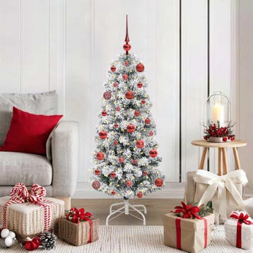 vidaXL Kunstmatige Inklapbare Kerstboom 150 LEDs Groen en, Verzenden, Nieuw