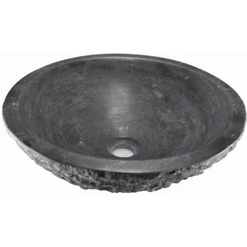 Wiesbaden Raw Waskom Rond Hamerslag - 42x14cm - Hardsteen, Ophalen of Verzenden, Nieuw