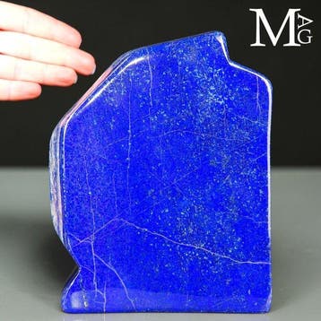 Extra kwaliteit Afghaans lapis lazuli-schijf - natuurlijk