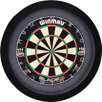 ABC Darts - Dartbord Verlichting Rond XL - Basic Zwart, Ophalen of Verzenden, Nieuw, Dartbord