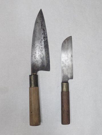 Keukenmes - Staal, Hout - Japan - Traditionele Japanse