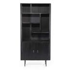 Boekenkast Remi - Zwart- 95733 - bergkasten, Nieuw, Overige materialen