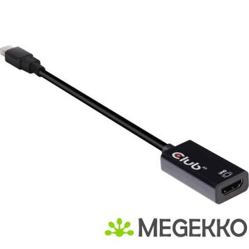 CLUB3D Mini DisplayPort 1.4 to HDMI 2.0a HDR Active Adapter, Verzenden, Nieuw