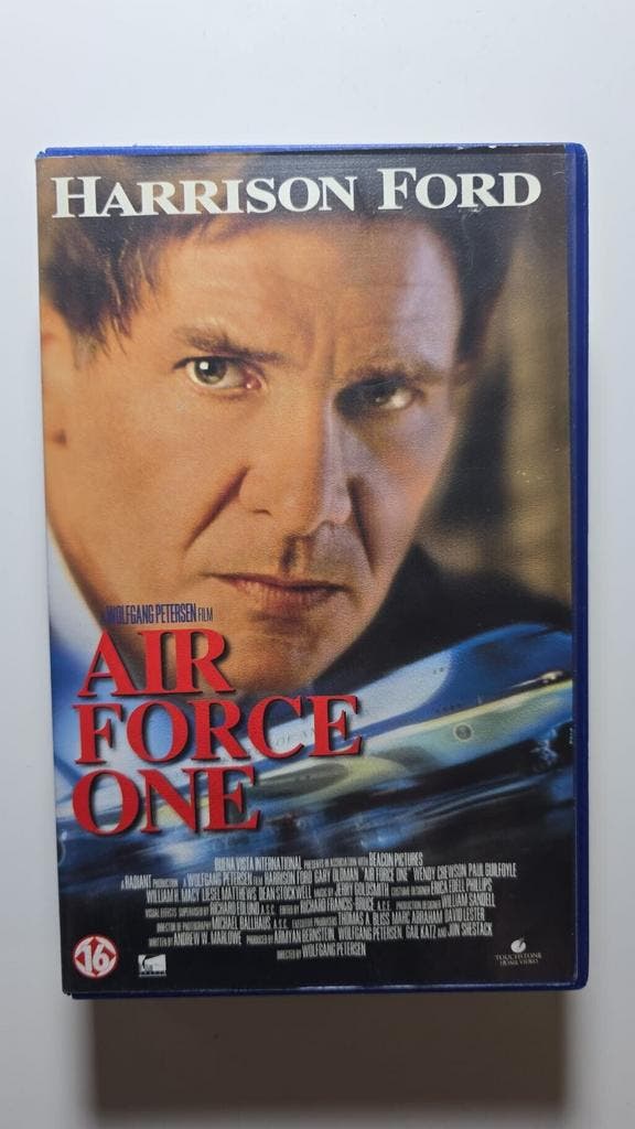 AIR FORCE ONE (EX RENTAL) (VHS), Cd's en Dvd's, VHS | Film, Gebruikt, Verzenden