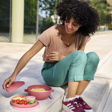 Mepal Vita bento lunchbowl – 5 vakken waarvan 3 uitneembare, Ophalen of Verzenden, Zo goed als nieuw