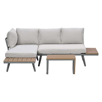 Garden Impressions Tibo loungeset 3-delig - stone green, Verzenden, Nieuw