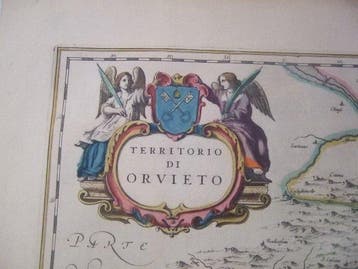 Italië - Orvieto, Aqua Pendente, Lake Bolsena, Todi; W.Blaeu, Nieuw