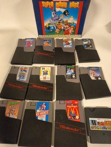Nintendo - Nes - 12x Nintendo NES Game Cartridges & Box -, Nieuw
