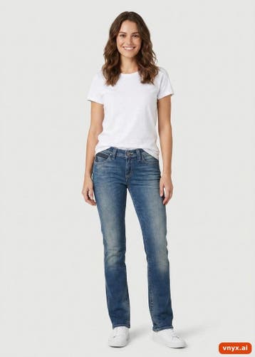 Wrangler Jeans Dames maat WW28 / L34 Blauw Vintage, Ophalen of Verzenden, Nieuw