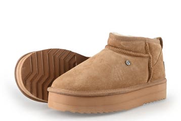 Warmbat Boots in maat 38 Bruin, Kleding | Dames, Schoenen, Bruin, Verzenden, Overige typen, Zo goed als nieuw