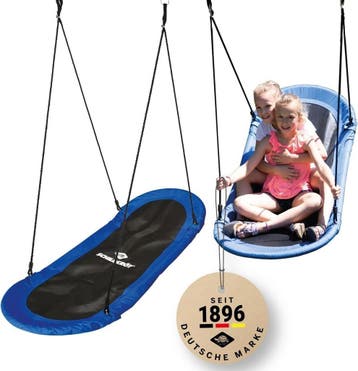 Hangschommel Blauw | 34% Korting | Tweedekansje, Kinderen en Baby's, Speelgoed | Buiten | Speeltoestellen, Ophalen of Verzenden