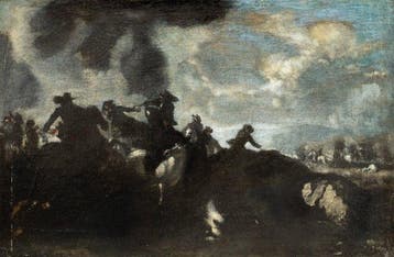 Circle of Jacques Courtois, called Il Borgognone (1621-1676), Antiek en Kunst
