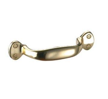 Greep Nautique 64 mm messing gepolijst, Verzenden, Nieuw