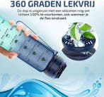 Lekro Motivatie Waterfles 1 Liter Motiverende Drinkfles met, Huis en Inrichting, Ophalen of Verzenden, Zo goed als nieuw