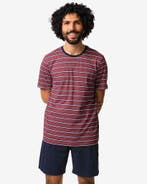 HEMA Herenshortama Jaap jersey retro donkerblauw, Verzenden, Nieuw