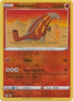 Heatmor 026/163 reverse holo Battle Styles, Ophalen of Verzenden, Nieuw, Losse kaart, Foil