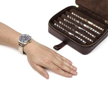 BUGOLINI Oreana – 6 Slots Beschermhoes Voor Horlogebandjes, Sieraden, Tassen en Uiterlijk, Horloges | Antiek, Overige merken, Overige materialen