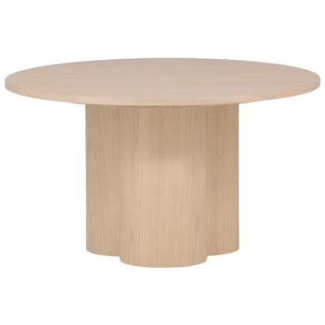 De Rebellenclub Grenaa Salontafel - Ø80 Cm - Licht Eiken -, Huis en Inrichting, 45 tot 60 cm, Mid-Century, Ophalen of Verzenden
