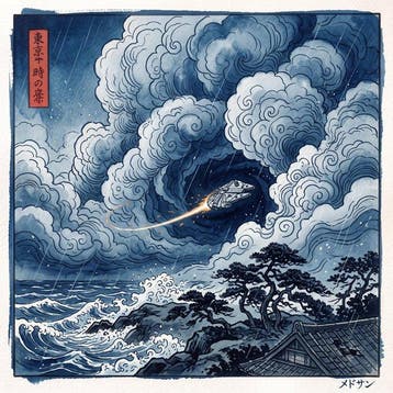MEDSAN - Millennium Falcon in the Storm () -, Antiek en Kunst