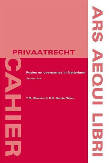 9789492766045 Ars Aequi Cahiers - Privaatrecht  -   Fusie..., Verzenden, Zo goed als nieuw, T.M. Stevens