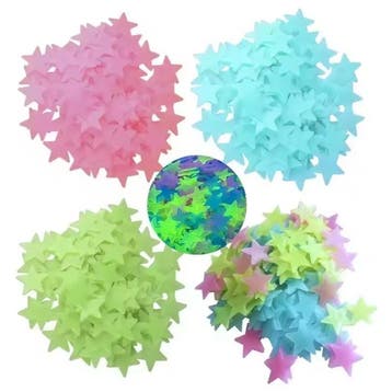 Glow in the Dark Sterren Muurstickers – Sterren Plafond, Verzenden, Nieuw