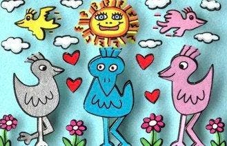 James Rizzi (1950-2011) - Lucky To Be A Bird