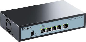 Sodola 10G Managed Switch | Tweedekansje | OP=OP, Ophalen of Verzenden
