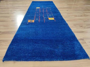 Gabbeh - Vloerkleed - 2.45 m - 0.8 m - Designer India fijn, Nieuw