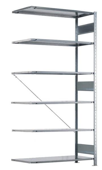 Meta clip legbordstelling 250x130x60cm, gebruikt -, Zakelijke goederen, Kantoor en Winkelinrichting | Magazijn, Stelling en Opslag