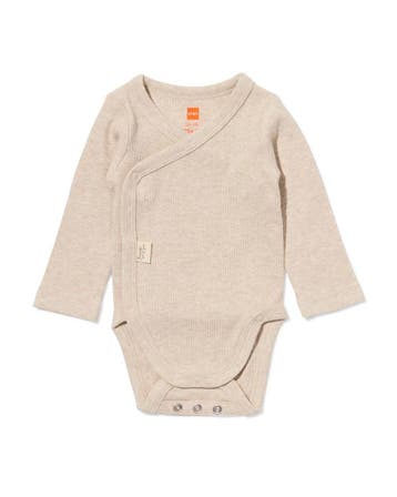 HEMA Newborn meegroei overslagromper LENZING™ ECOVERO™ rib, Verzenden, Nieuw