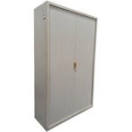 Roldeurkast 119x45x196 cm, staal, grijs, 2 legborden, zonder, Ophalen of Verzenden, Gebruikt